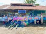 ร่วมอาสาสมัครสาธารณสุข หมู่ ๒ อสม. บ้านซับตารี ลงพื้นที่พ่นห